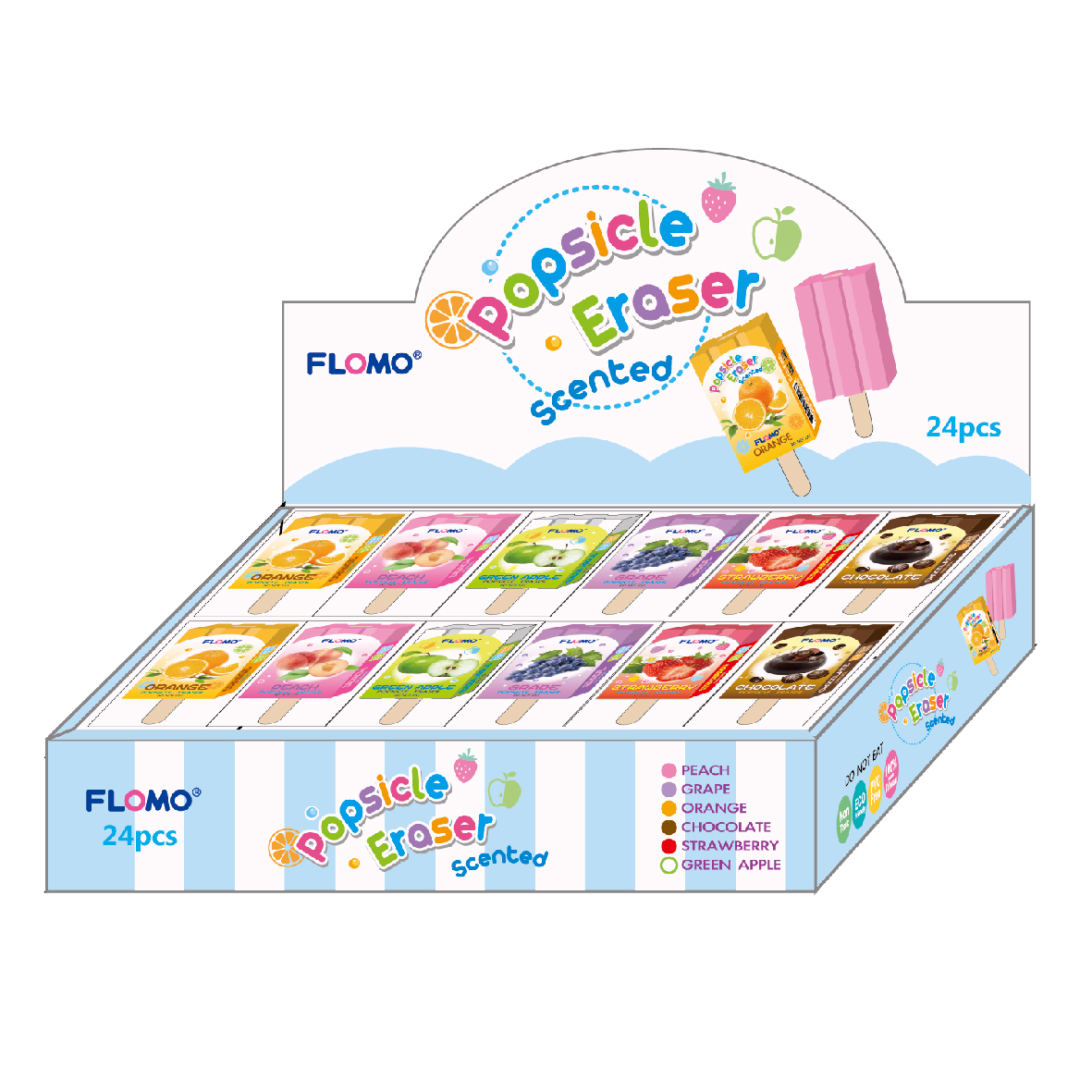 POPSICLE SCENTED ERASER -ER-11172D